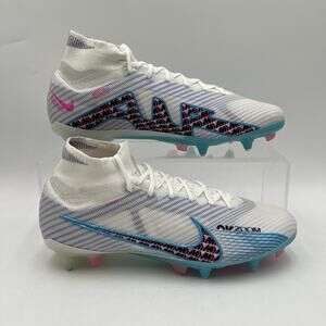 Mens Size 11 Nike ZM Superfly 9 Elite SG-PROAC White Blue Football FD0246 146